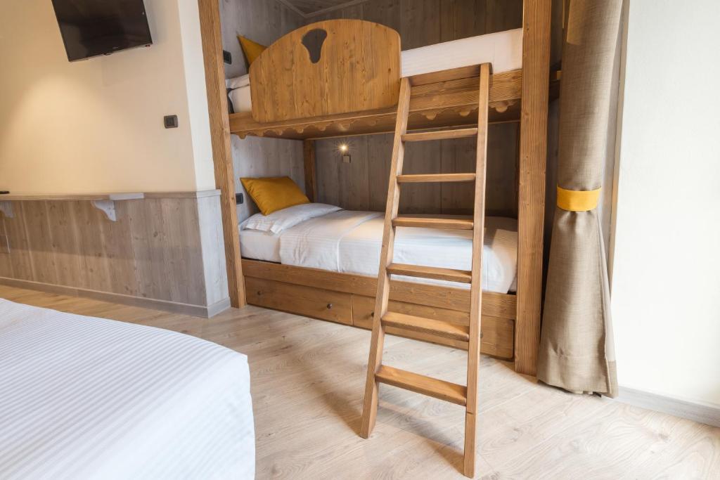 Posteľ alebo postele v izbe v ubytovaní Agritur Casa Fabri