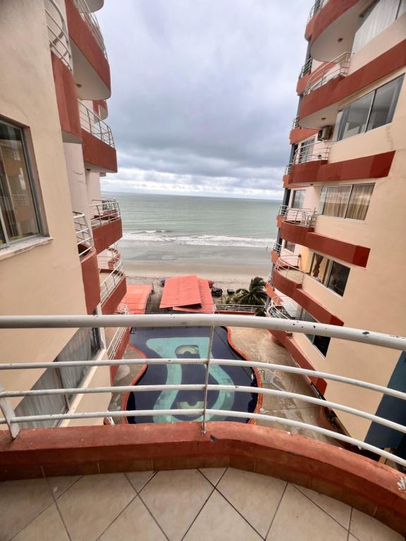Balkón nebo terasa v ubytování Arena y Mar Arco Iris