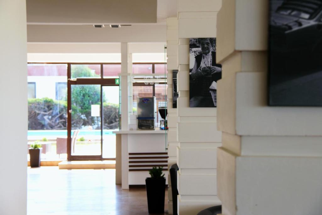 TV a/nebo společenská místnost v ubytování Hotel Európa