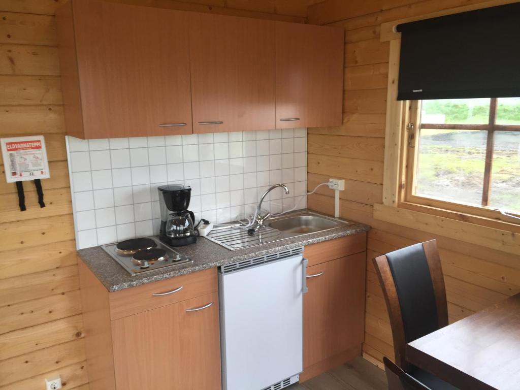 Kuchyň nebo kuchyňský kout v ubytování North Star Cottage