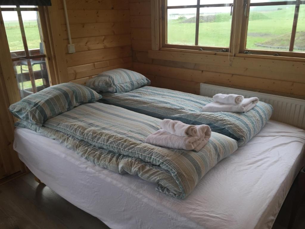 Postel nebo postele na pokoji v ubytování North Star Cottage