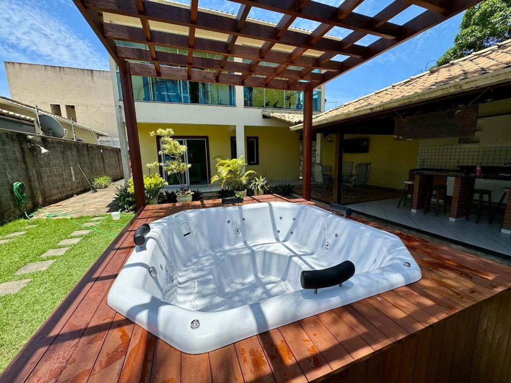 Χώρος καθιστικού στο Casa de Praia Bicanga com SPA