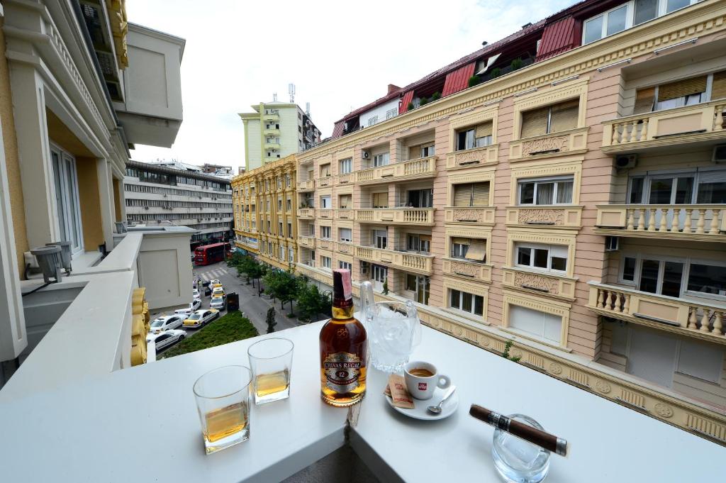 Nápoje v ubytování Alexandar Square Boutique Hotel