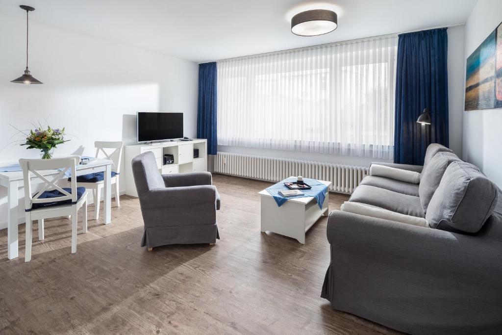 Posezení v ubytování Ferienhaus Papenfuß