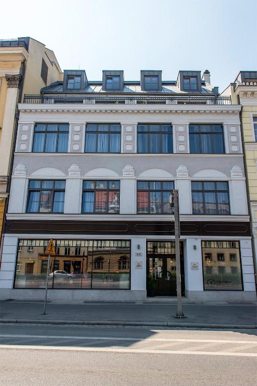 Budova, v ktorej sa apartmánový hotel nachádza