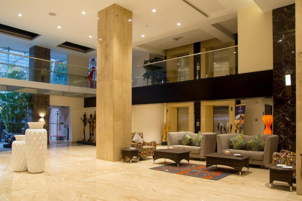 Posezení v ubytování The Concord Hotel & Suites
