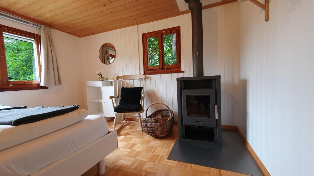 Posezení v ubytování Campingplatz Mittagsspitze