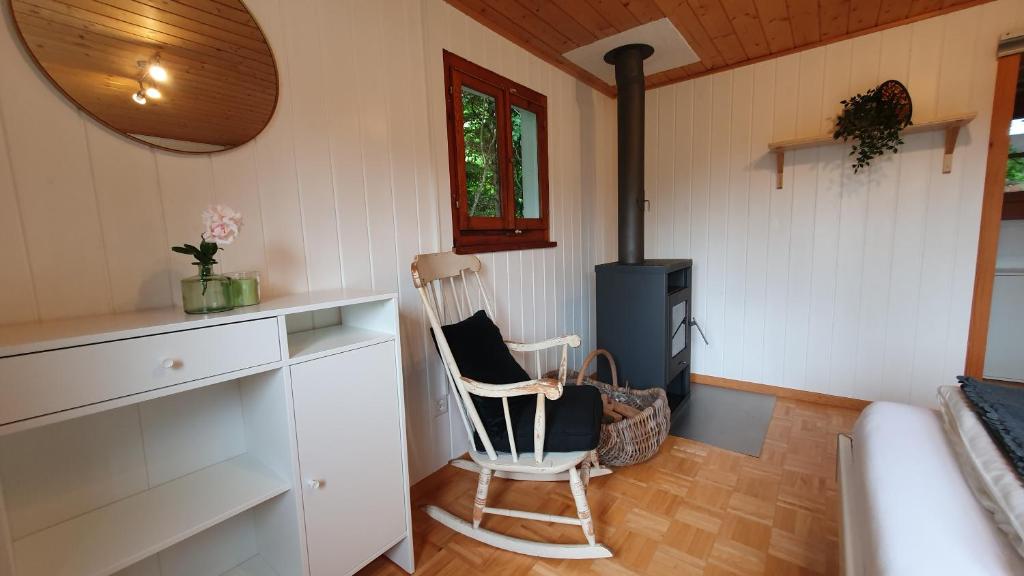 Posezení v ubytování Campingplatz Mittagsspitze