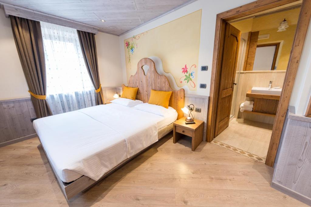 Posteľ alebo postele v izbe v ubytovaní Agritur Casa Fabri