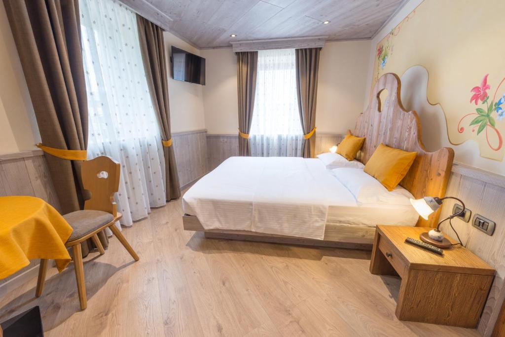 Posteľ alebo postele v izbe v ubytovaní Agritur Casa Fabri