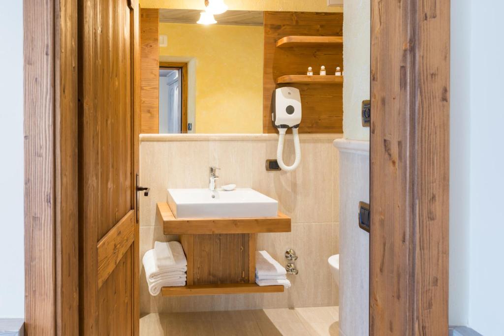Kúpeľňa v ubytovaní Agritur Casa Fabri
