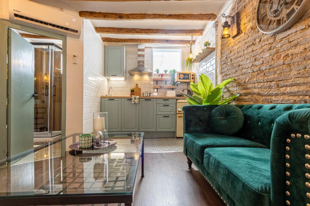 Kuchyň nebo kuchyňský kout v ubytování De Época Apartment
