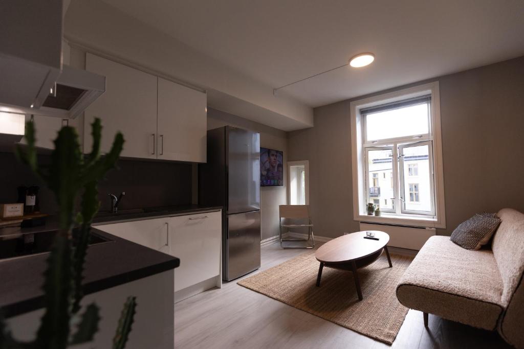 Η κουζίνα ή μικρή κουζίνα στο Nordic Style - Modern downtown apartment