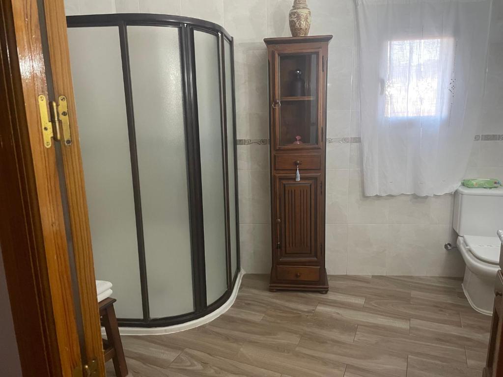 Kúpeľňa v ubytovaní Hostal Casa López