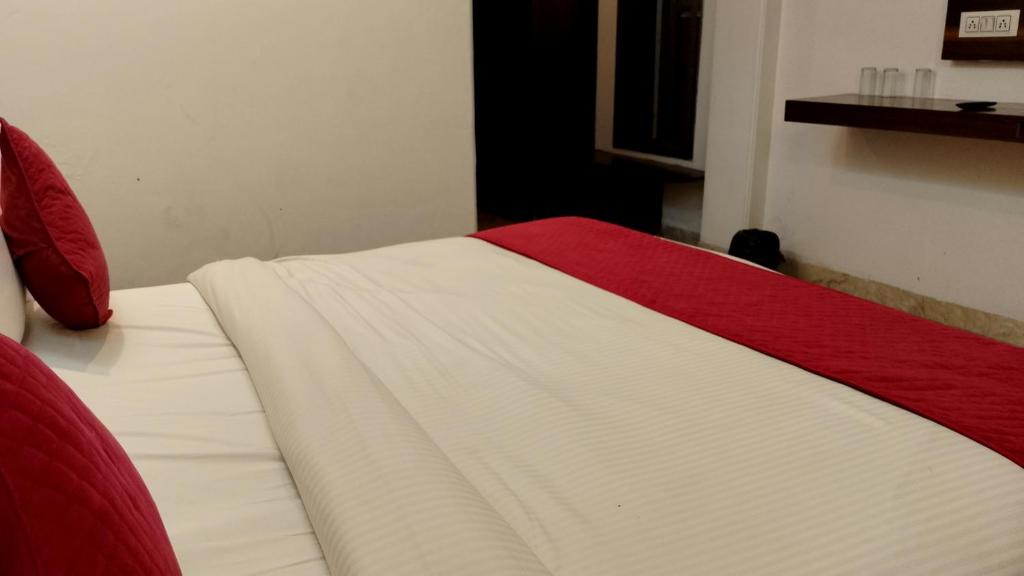 Postel nebo postele na pokoji v ubytování hotel julee