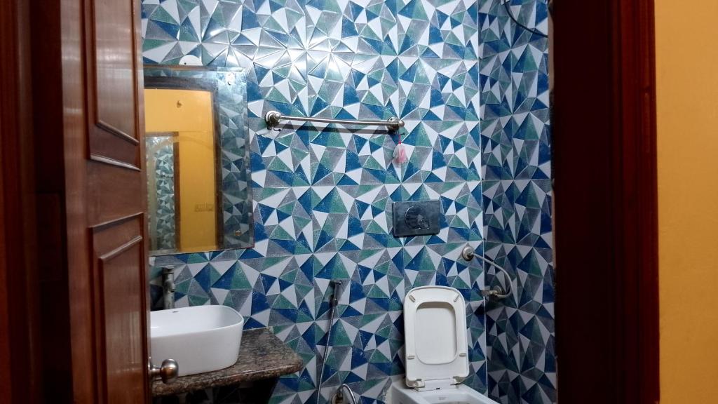 Koupelna v ubytování hotel julee