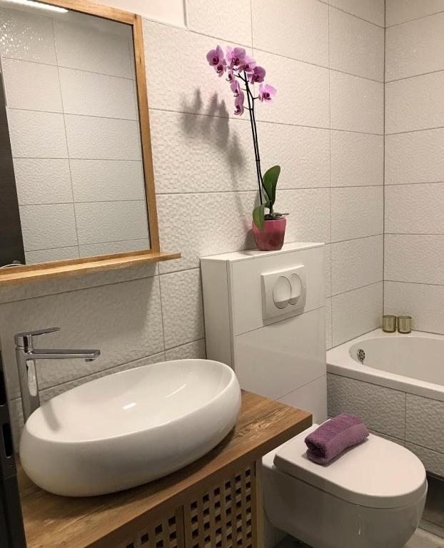 Kúpeľňa v ubytovaní Superior Apartman Vujević, Duće