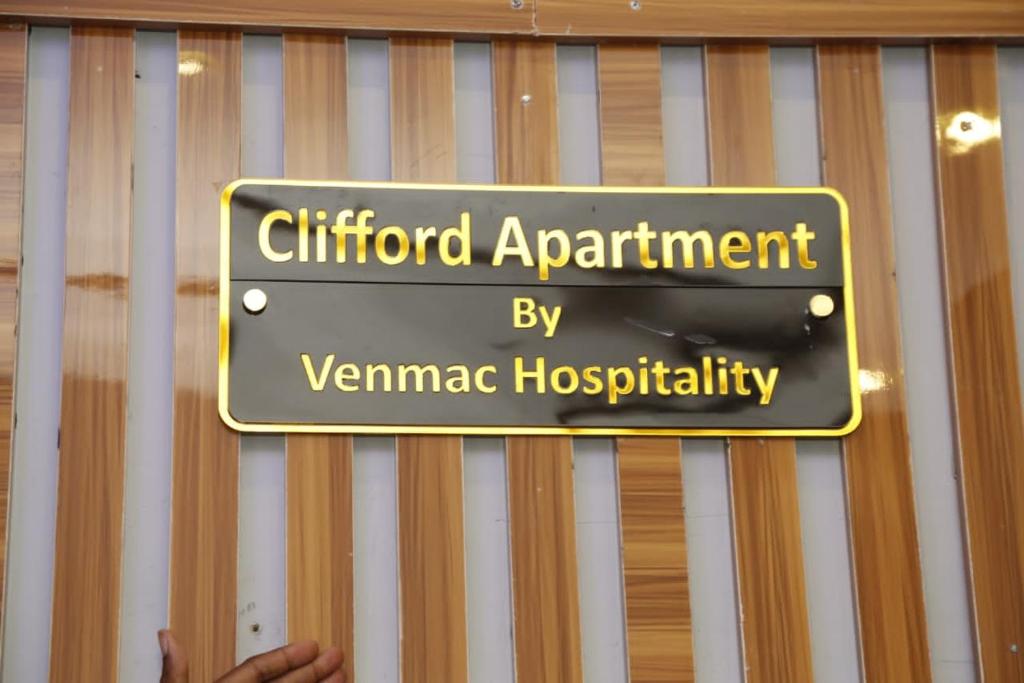 Certifikát, hodnocení, plakát nebo jiný dokument vystavený v ubytování The Clifford Apartment Owerri