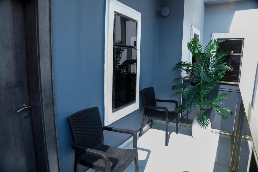 Posezení v ubytování The Clifford Apartment Owerri