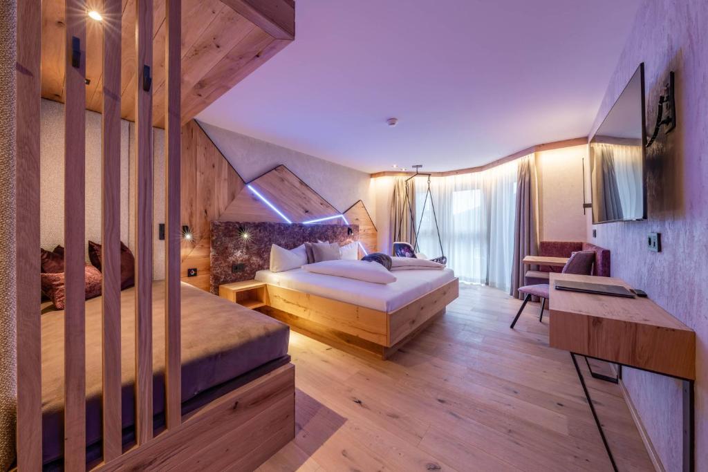 Voodi või voodid majutusasutuse Hotel Rose toas