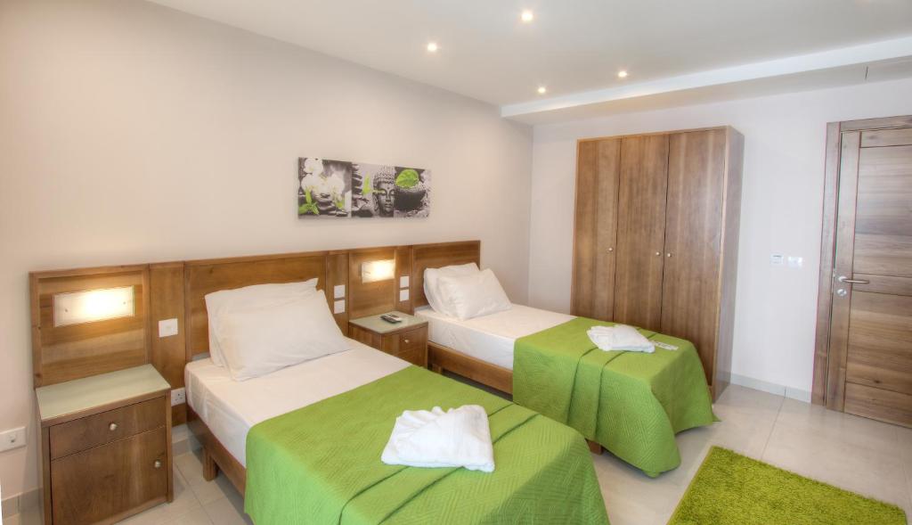 Letto o letti in una camera di Cerviola Hotel