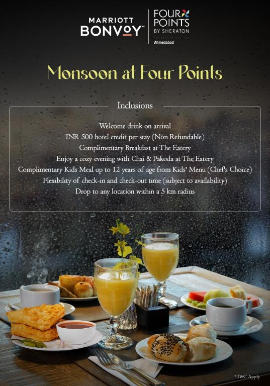 Možnosti snídaně pro hosty v ubytování Four Points by Sheraton Ahmedabad