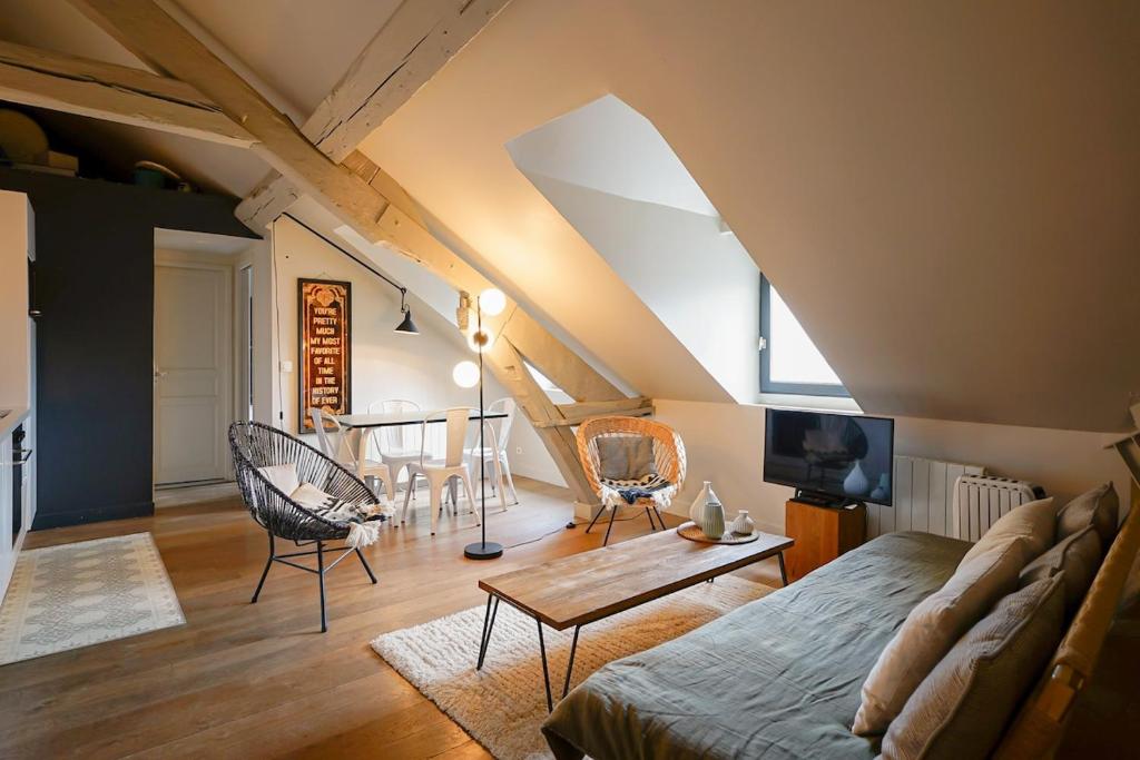 Grand appartement cœur du Marais - dernier étage