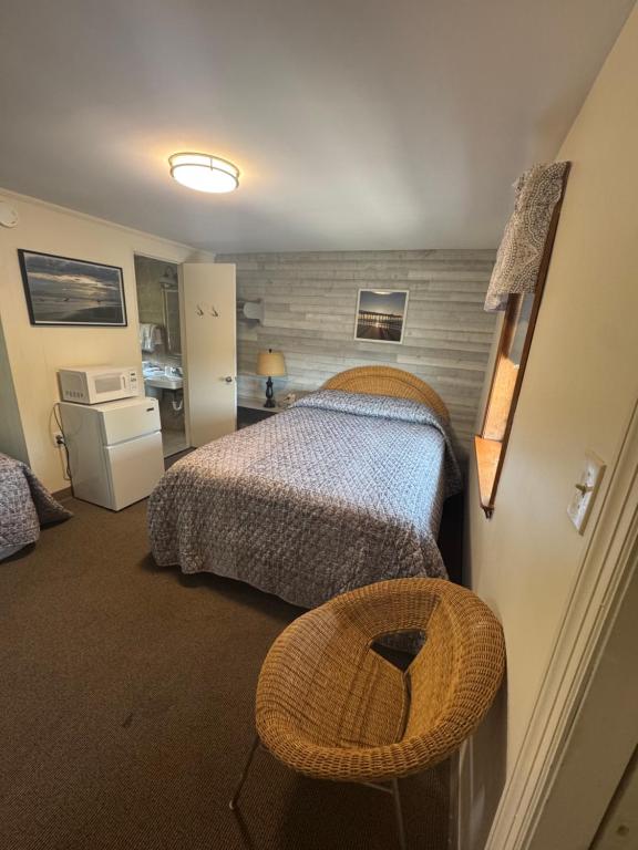 Postel nebo postele na pokoji v ubytování Boulevard Motel