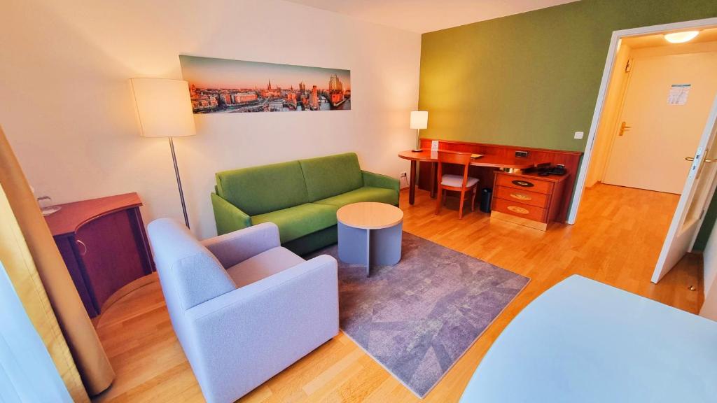 New Living Home Residenzhotel Hamburg - Resim 41