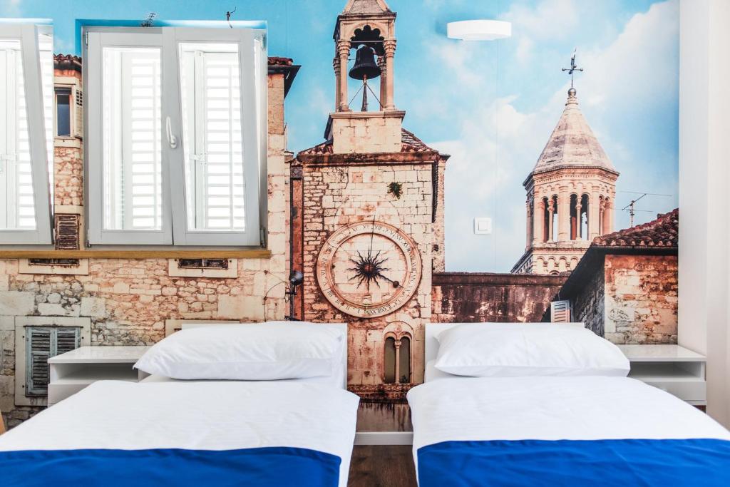 Posteľ alebo postele v izbe v ubytovaní Villa Galla