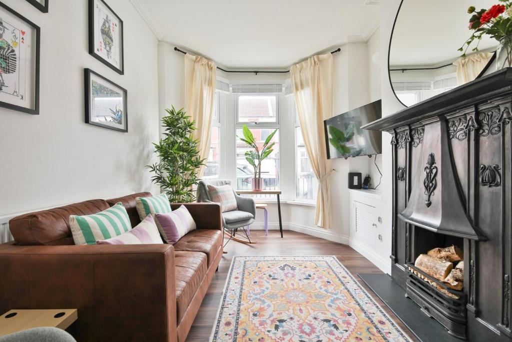 Et tv og/eller underholdning på Stunning Cardiff Bay House