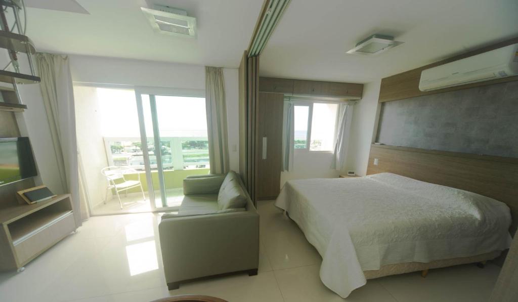 Ένα ή περισσότερα κρεβάτια σε δωμάτιο στο Melon Flat apt suite