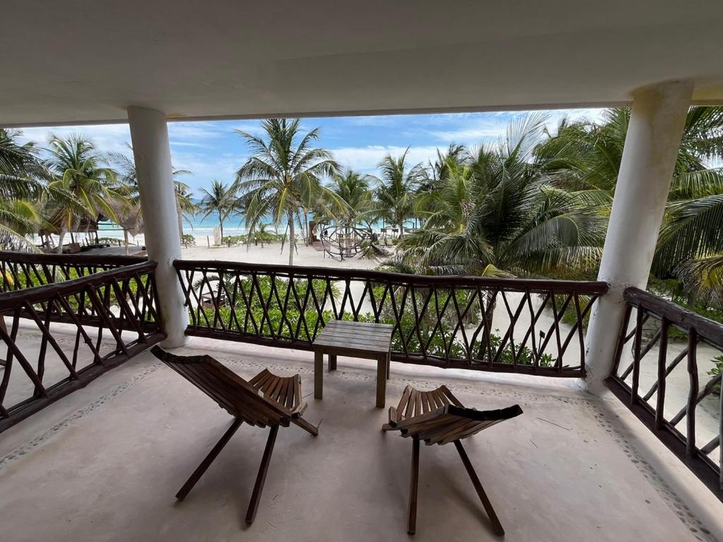 Balkón nebo terasa v ubytování Mia Tulum Beachfront Resort - Ocean View Suites and Beach Club
