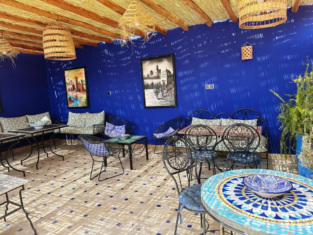 Posezení v ubytování RIAD MAMAHOUSE