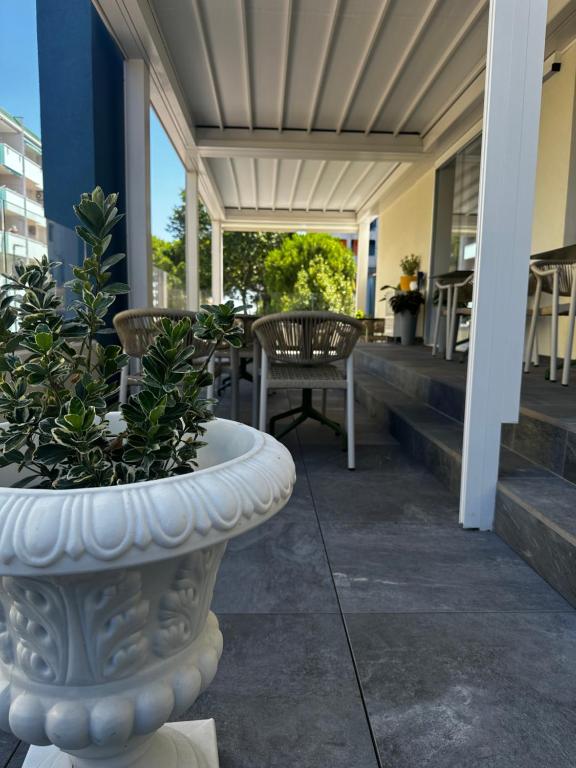 Balkón nebo terasa v ubytování Lilium Maris Hotel