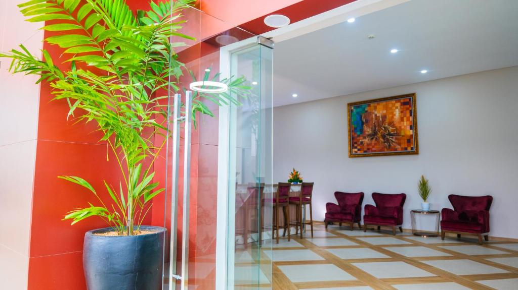 Posezení v ubytování Hôtel KEMAKA