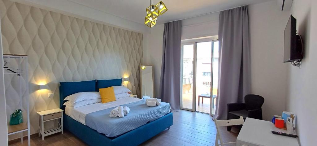 Postel nebo postele na pokoji v ubytování G&A rooms