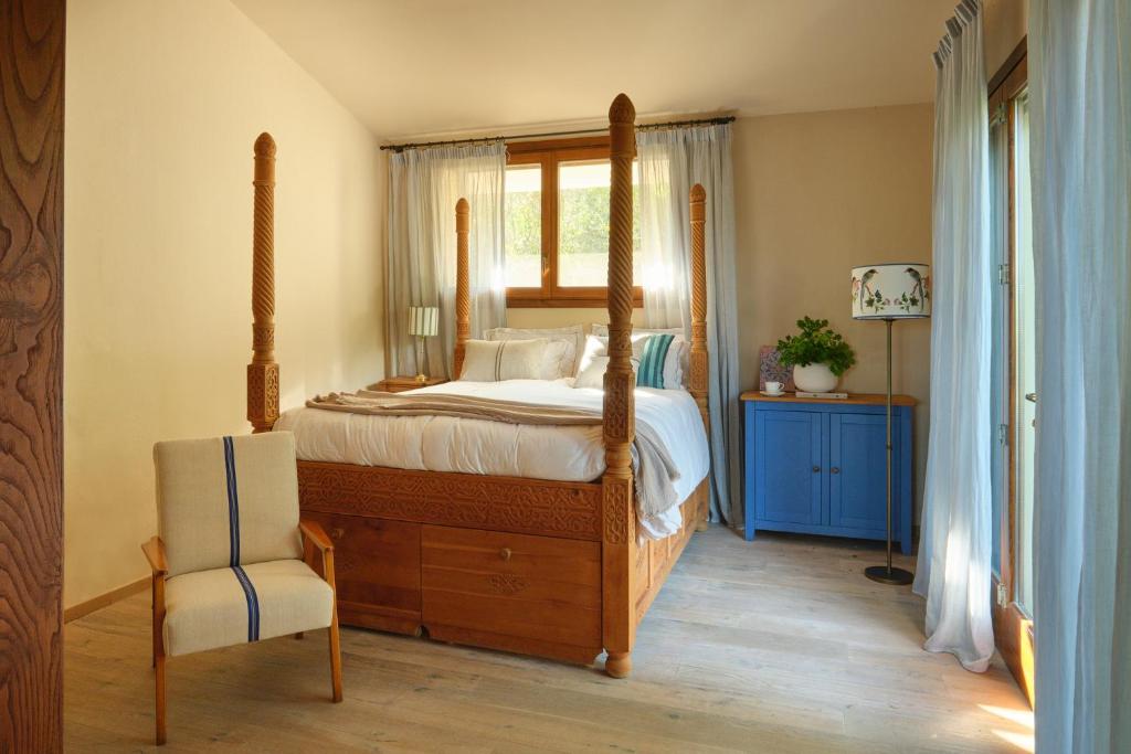 Letto o letti in una camera di Sequerciani
