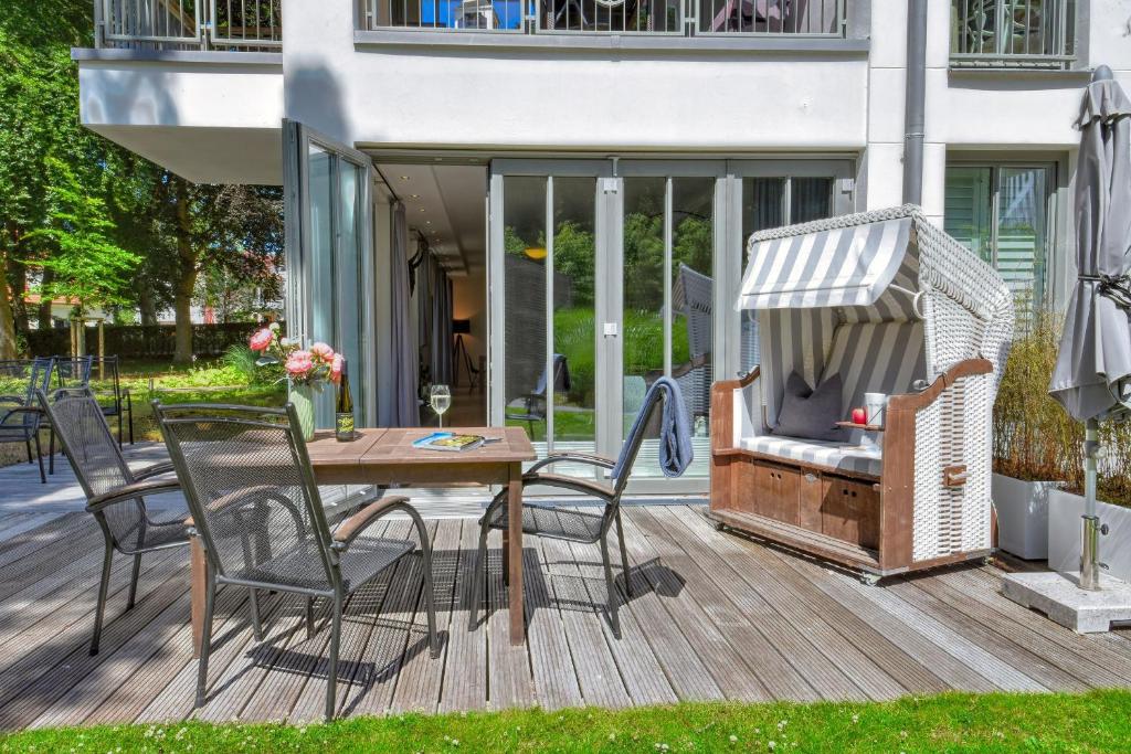 สวนหย่อมนอก Ferienwohnung Baltic Lounge in der Villa Amalie Binz