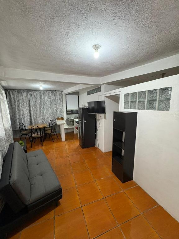 Kuchyň nebo kuchyňský kout v ubytování Loft apartment en Av Cri Cri
