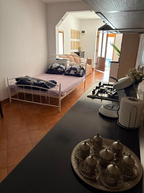 Ένα ή περισσότερα κρεβάτια σε δωμάτιο στο Matteo Ivan Imob