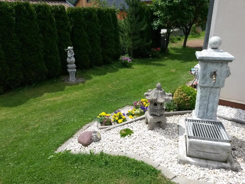 Zahrada ubytování Ferienhaus Mochorko