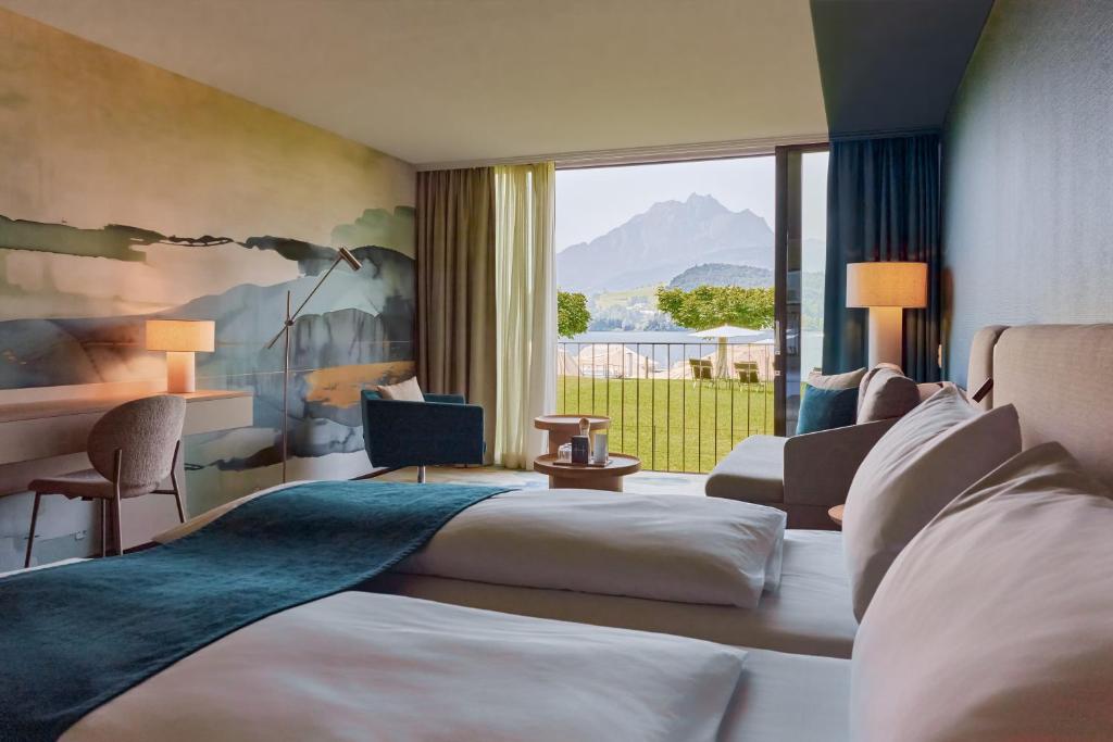 HERMITAGE Lake Lucerne - Beach Club & Lifestyle Hotel - Resim 22