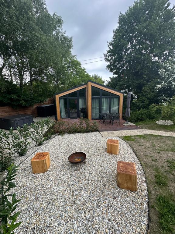 Zahrada ubytování Tiny House Útulno