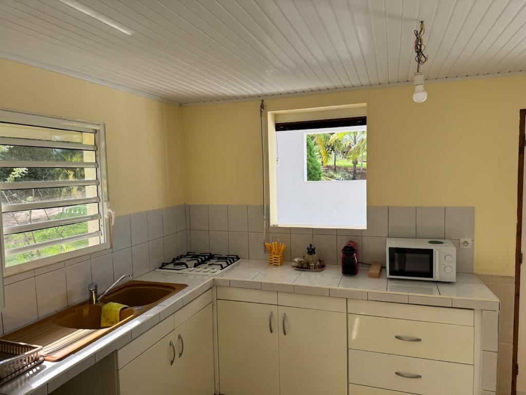 Kuchyň nebo kuchyňský kout v ubytování Maison typique au calme avec vue