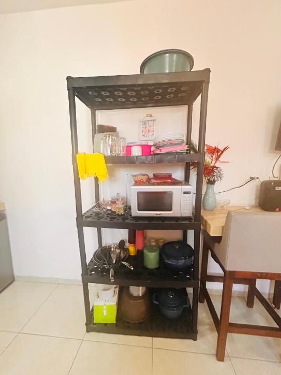 Kuchyň nebo kuchyňský kout v ubytování Babymar departamentos a 2 cuadras de la playa.