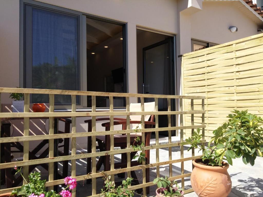 Ein Balkon oder eine Terrasse in der Unterkunft Anetis Hotel