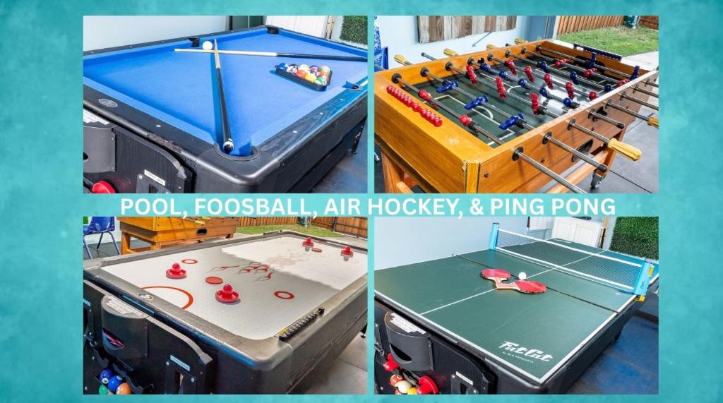 Ảnh trong thư viện ảnh của Ultimate Game Room Oasis for 12 - Private Patio - BBQ - 2 Kings - 6 TVs - Full-Body Massage Chair ở Dallas