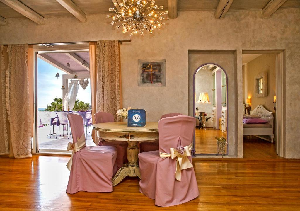 Posezení v ubytování Villa Ria