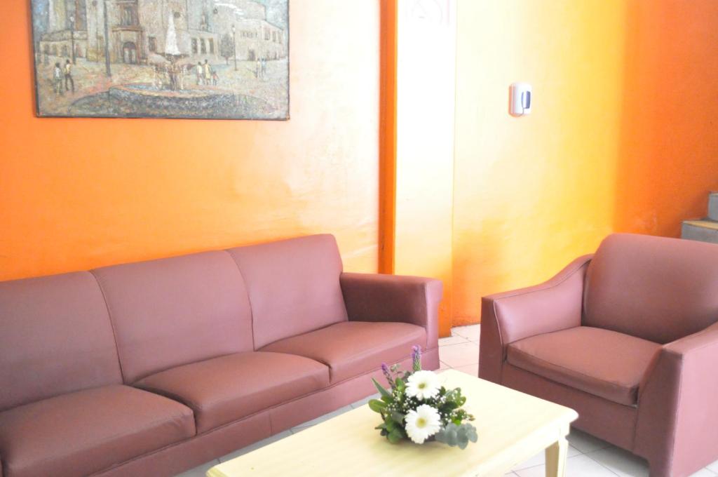 Posezení v ubytování Hotel Viena